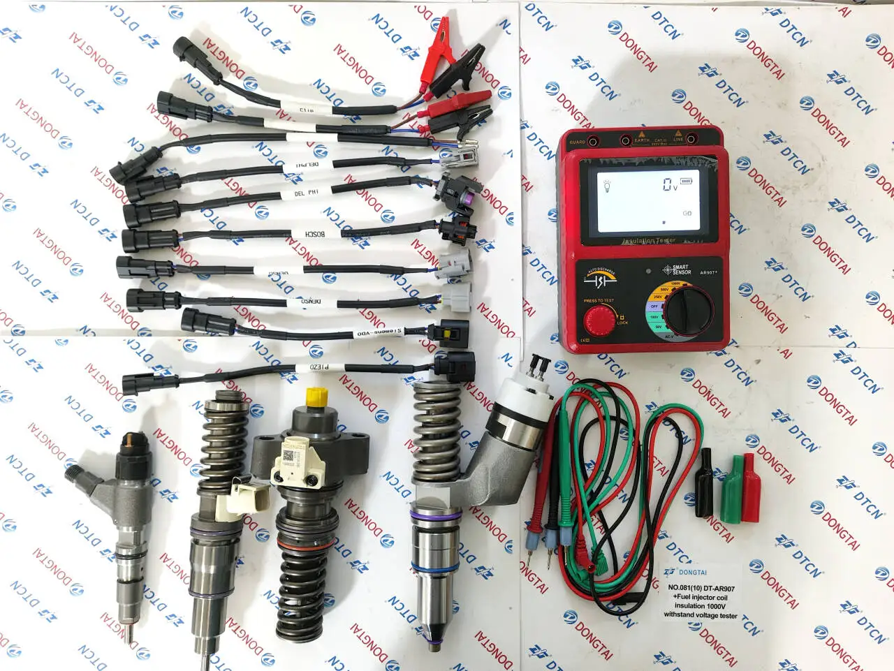 NO.081(10) DT-AR907+ Fuel injector coil insulation 1000V withstand voltage tester