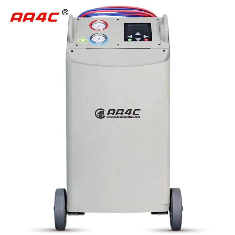AA4C dual  gas r134a  1234yf  AC Recovery machine  Auto Air Condition Recycle Machine vehicle Coolant Changer