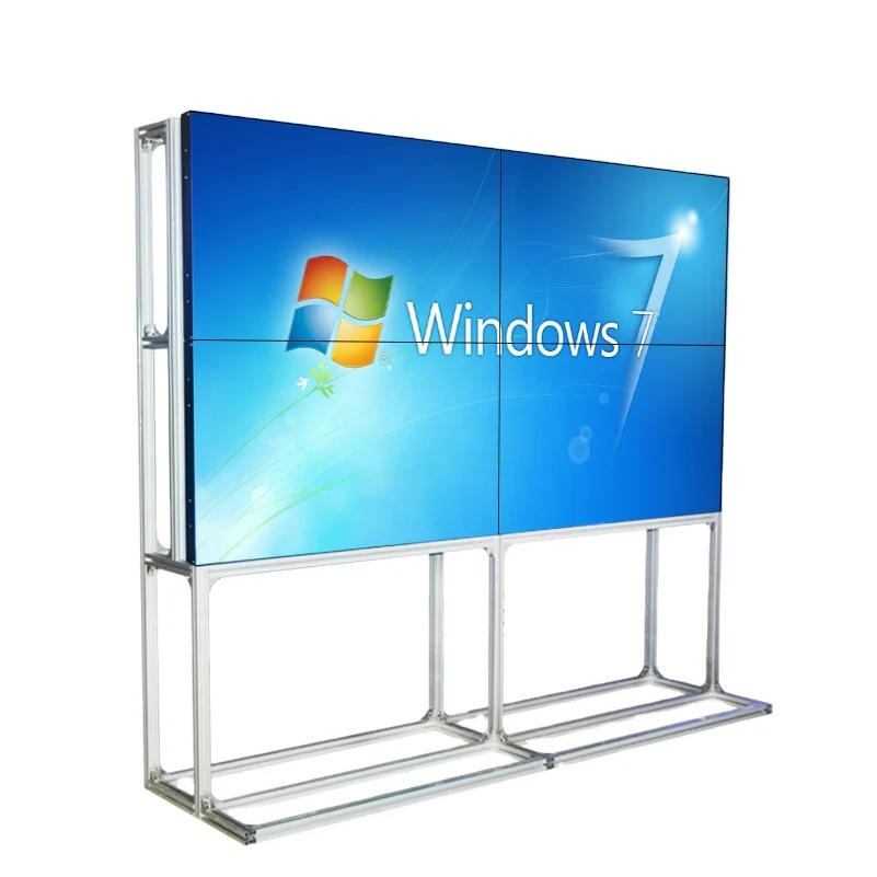 49 inch narrow bezel hd video huge big advertising lcd tv wall  POP display screen panel 2x2 splicing screen video wall