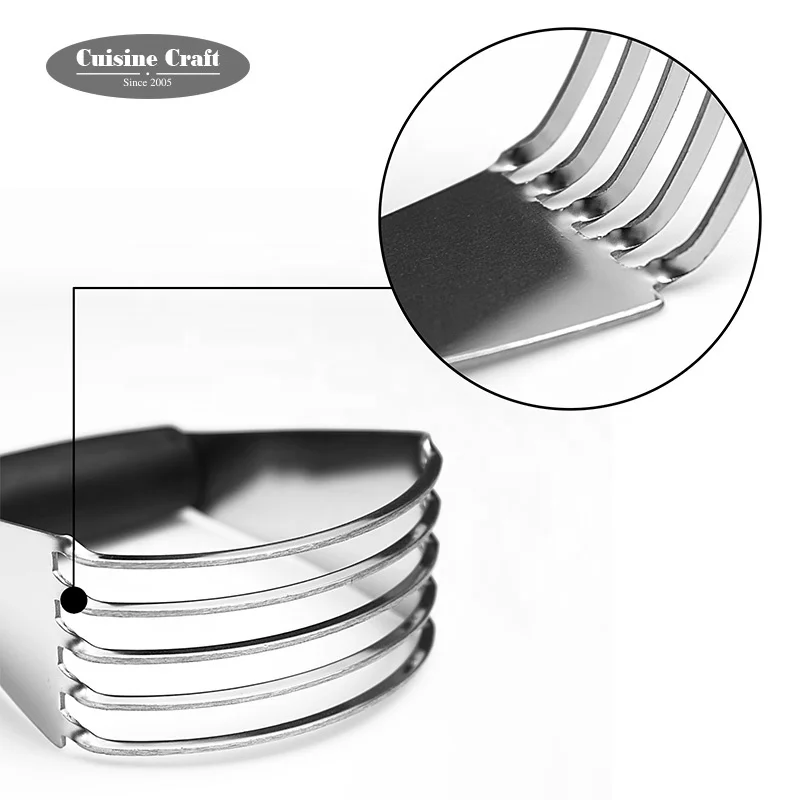 Home and kitchen best selling stainless steel kitchen gadget dough pastry blender with soft grip handle