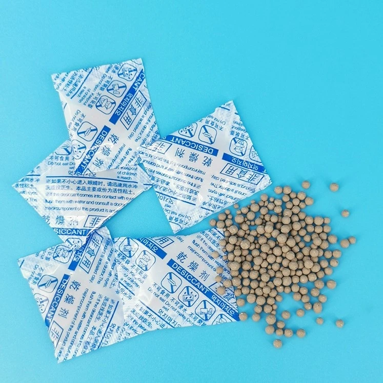 Custom logo diatomite granules shoes clothing electronics anti mold desiccant moisture absorber packet