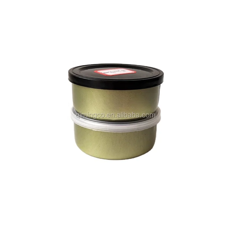 Круглая Пустая Жестяная Банка на 2 унции с детскими крышками пустые металлические банки для упаковки пищевых продуктов и кольцевой вытяжной дизайн