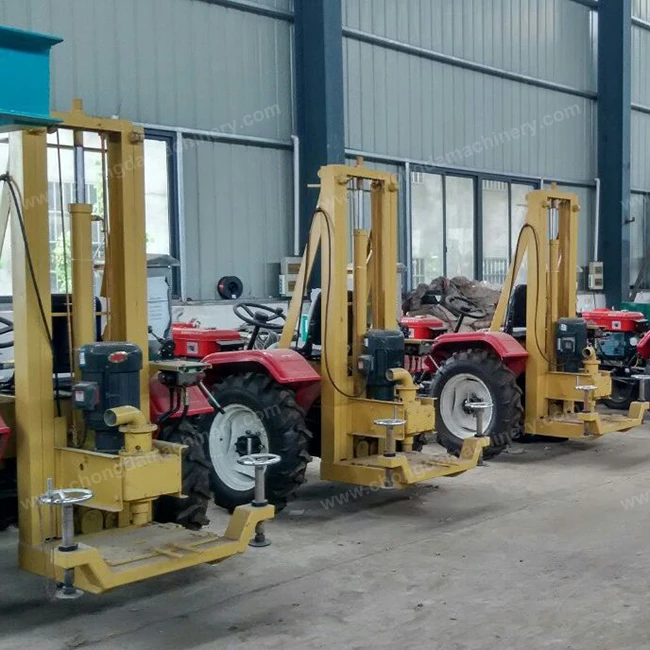 150M Depth Tractor Mounted Portable Water Well Drilling Rig  With Compressor