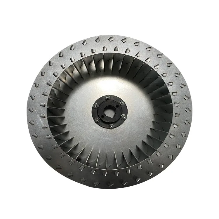 225  Ventilation aluminum Impeller Backward Curved Centrifugal fan blower customize fan wheel factory direct sale