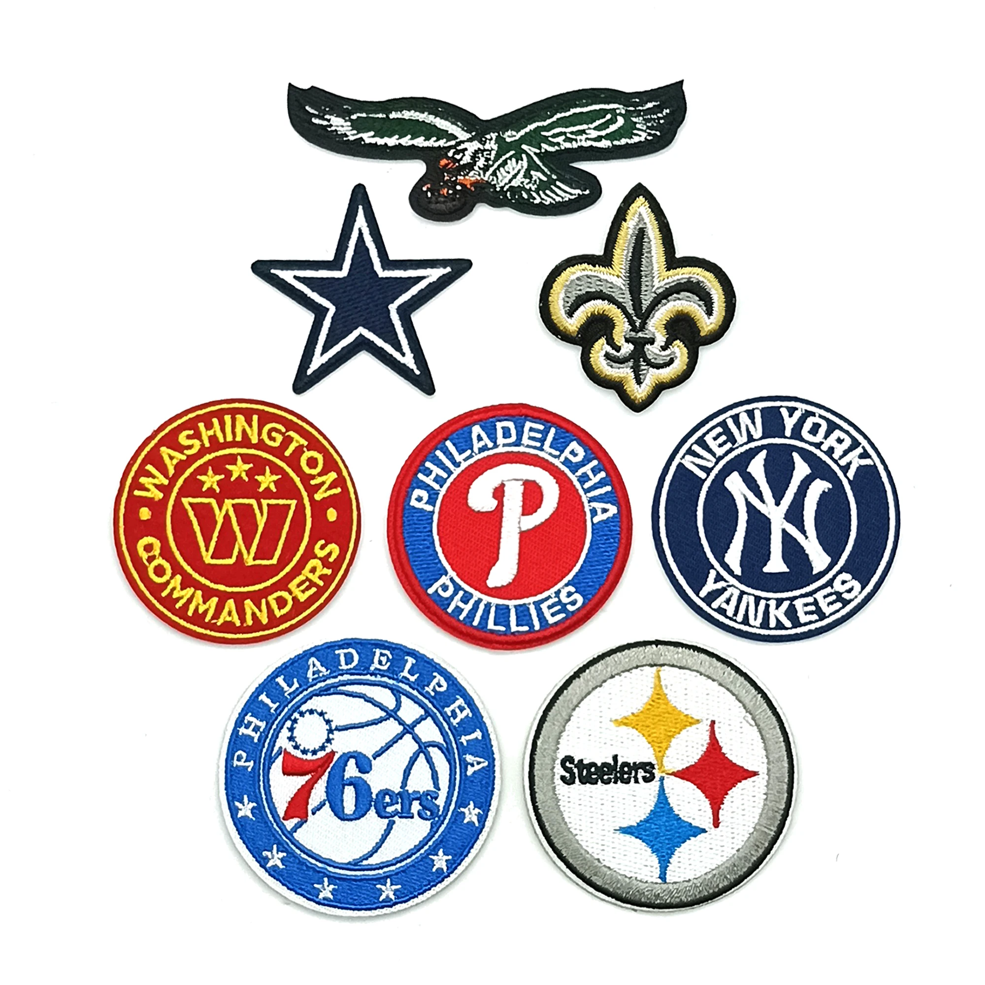 Customized NFL Pittsburgh Steelers Sports Handmade Embroidery Iron-on Patch Pittsburgh Steelers Patch