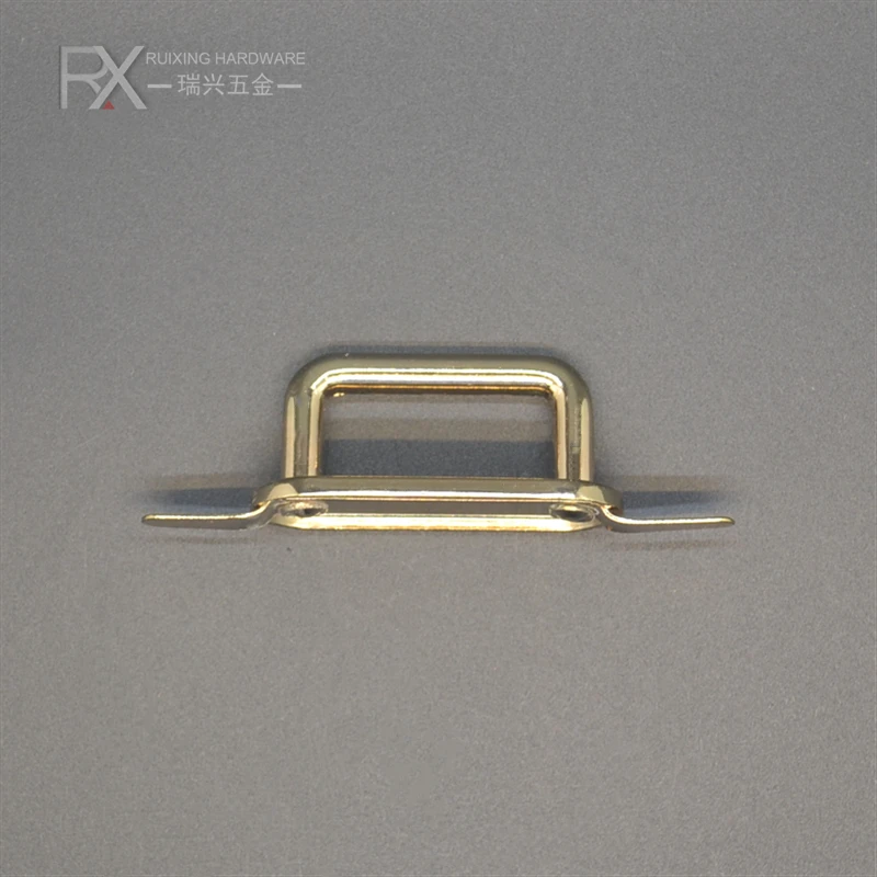 zinc alloy hardware custom arch bridge shape metal  buckle decorative tag bag prats making accessories for handbag strap bridge
