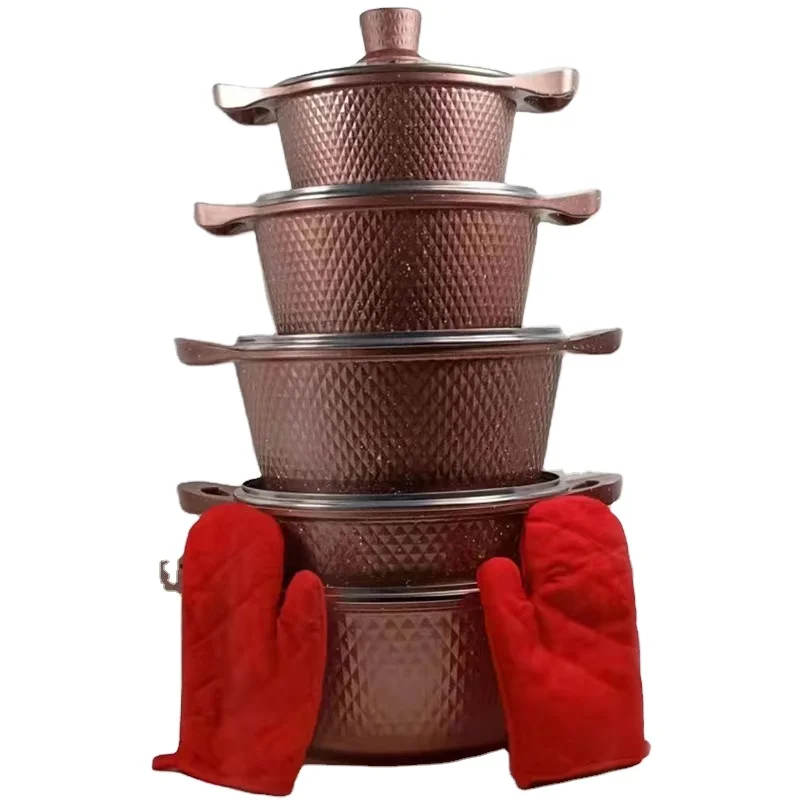 Kitchenware Pot Set Multipurpose Pot Double Boilers 20cm 24cm 28cm 32cm Cooking Pot cookware Sets
