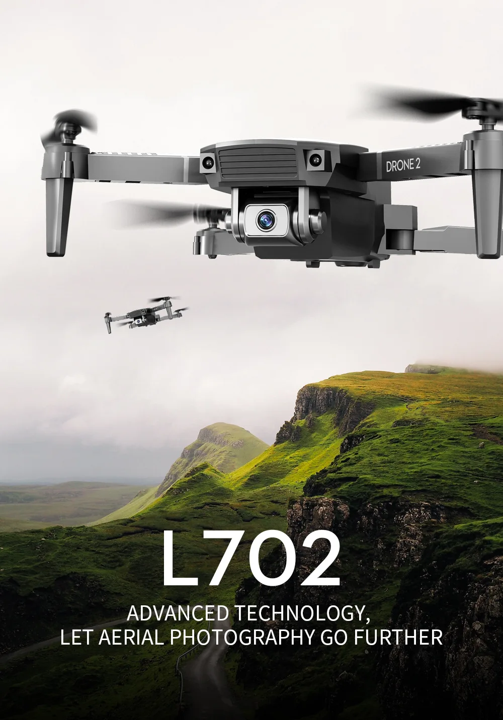  LYZ L701 мини-Дрон с разрешением 4K 2 4G 6-осей GYR Квадрокоптер поддержкой Wi-Fi FPV камера высота режим удержания складной Дрон VS E68