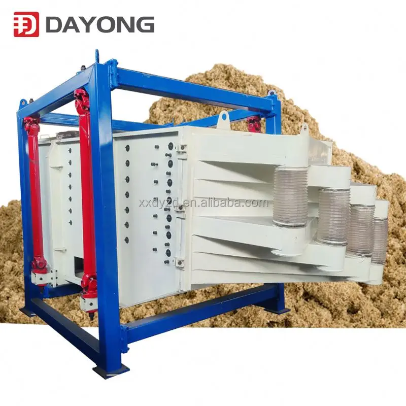 Rectangular Gyratory Vibro Sifter Square Swing Sieve Screen For Fracture Sand