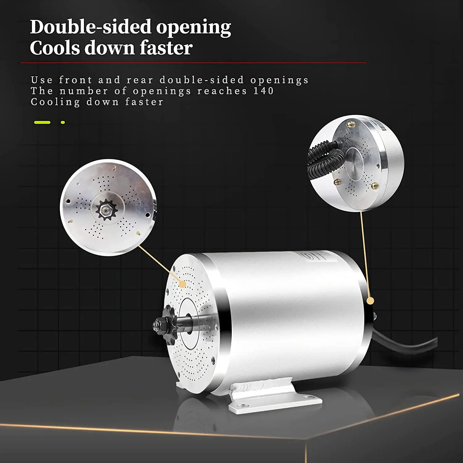 1000W-2000W Electric Bicycle with Aluminum Wheels 3000W E-Bike Motors 36V-60V Controllers Car Bike Scooter ATV Motorcycle Use