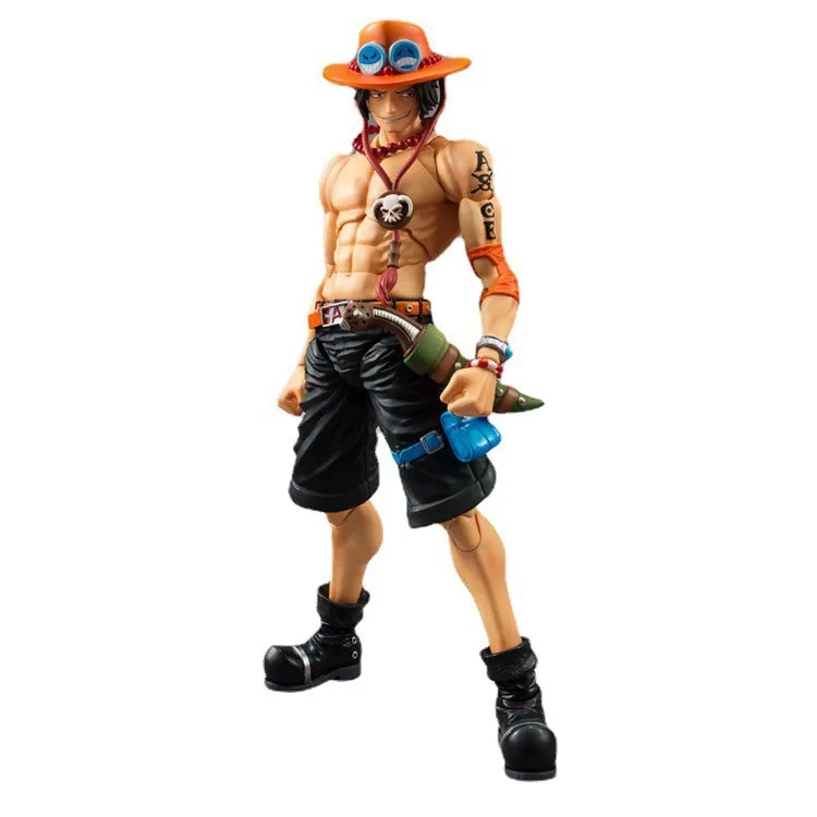 18cm High Quality Anime Portgas D. Ace GK collectable Action Figures PVC  Model Toy as Gift