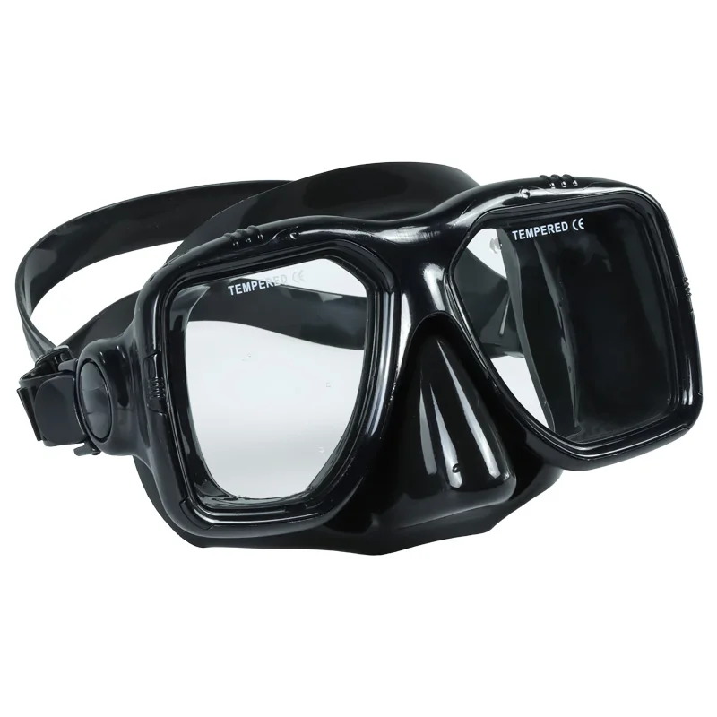 New design low volume UV Resistant anti fog film Resin Lens Freediving diving Mask