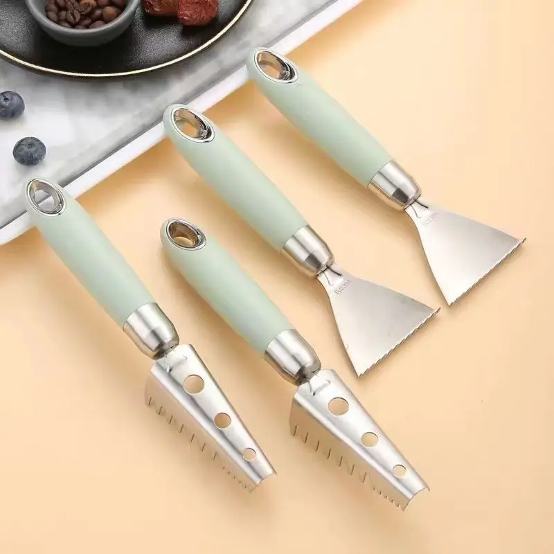 Muti Functional Kitchen Utensil Fish Scale Remover Scraper Efficient Tool for Removing Fish Scales