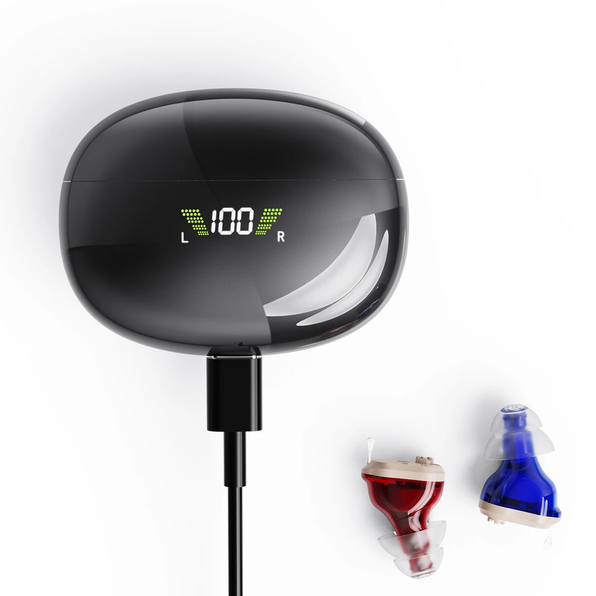 Wireless digital mini CIC hearing aids price list rechargeable invisible hearing amplifier for seniors hearing aids manufacturer