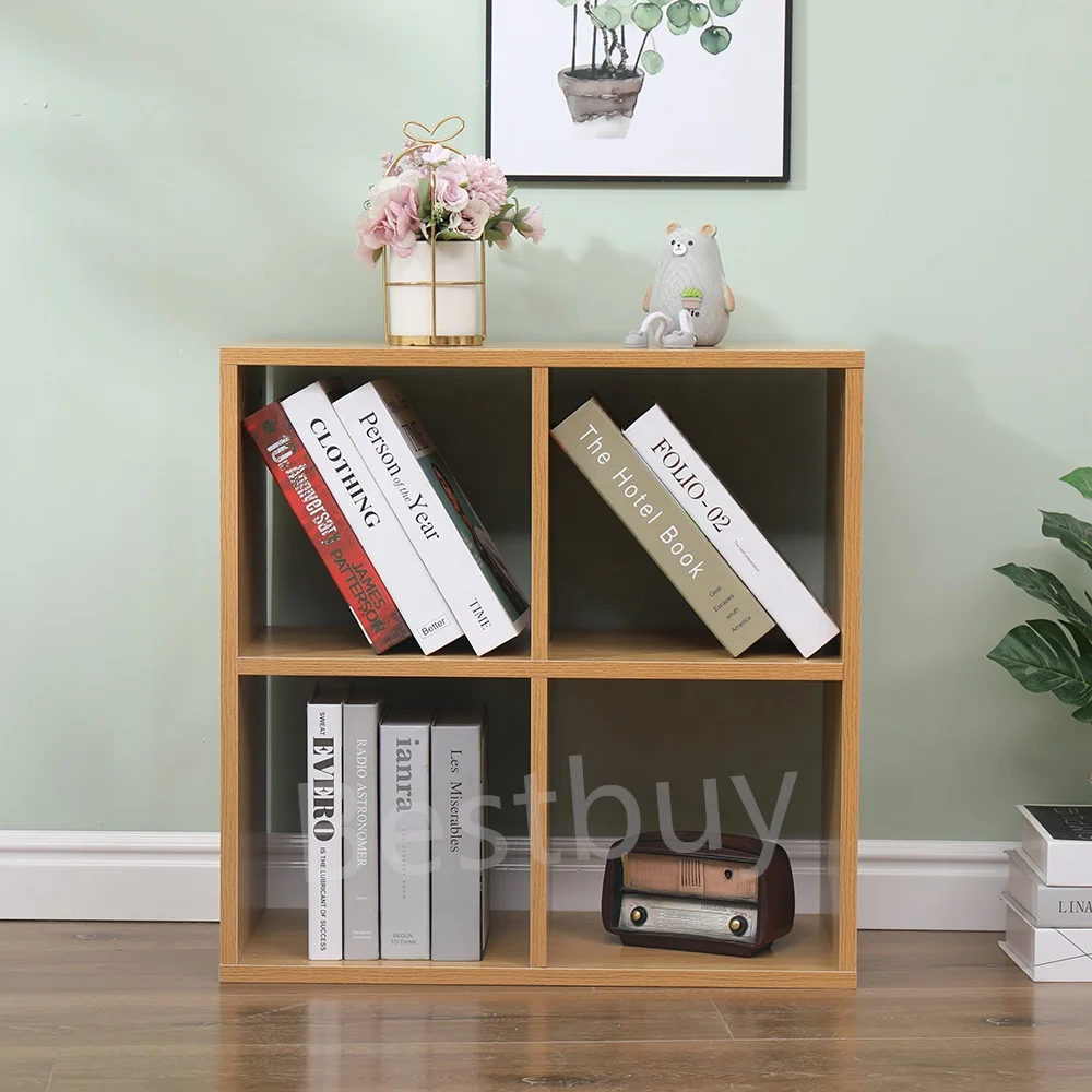 Wooden Wall Shelf Home Decoration modern design wood living room decorative storage book shelf bookcase