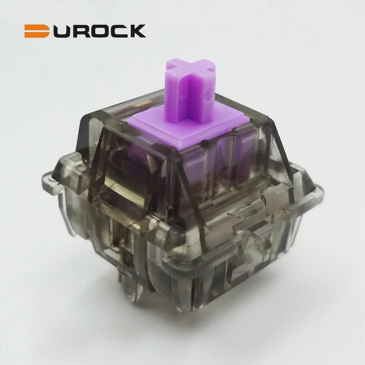 
DUROCK Custom Linear Keyboard Switch Mechanical Keyswitches 67g 65g 62g 55g 78g Gold Plated Spring Linears Key Switches 