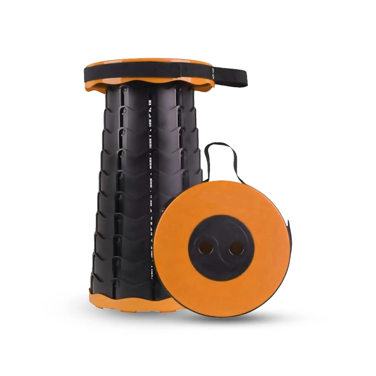 Outdoor Retractable Luminous Warning Chair Camping Picnic Telescopic Stool Folding Fishing Chair