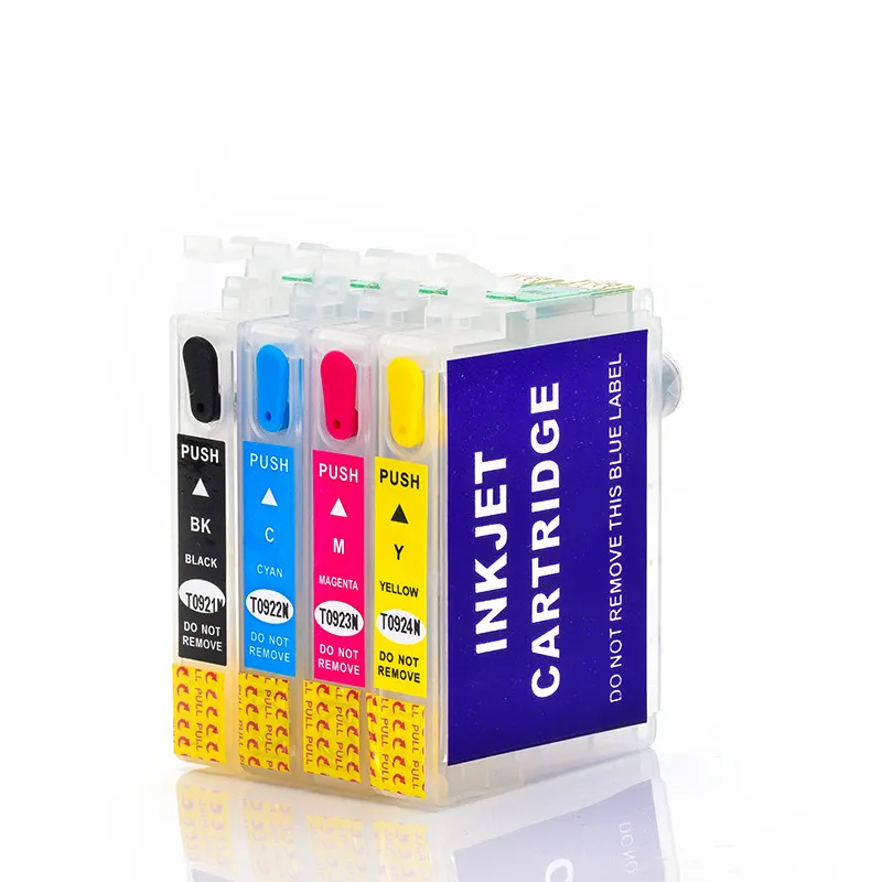 Supercolor Permanent Chip For T0921-T0924 Refill Ink Cartridge For Epson Stylus C91 CX4300 Printers