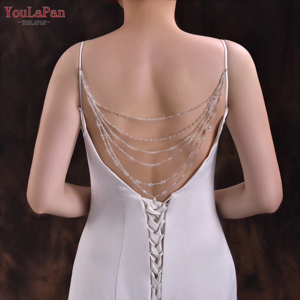 Длинная цепочка YouLaPan SG04 с кисточками, женский аксессуар на подтяжку, ожерелье с подвеской из хрустальных бусин