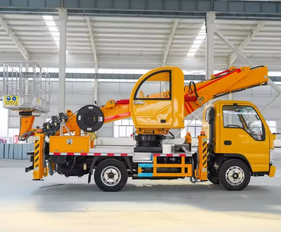 On Sale ISUZU Chassis 4*2 28 m 30 Meters Aerial Lift Bucket Truck Mounted Platform Aerial Platform Truck