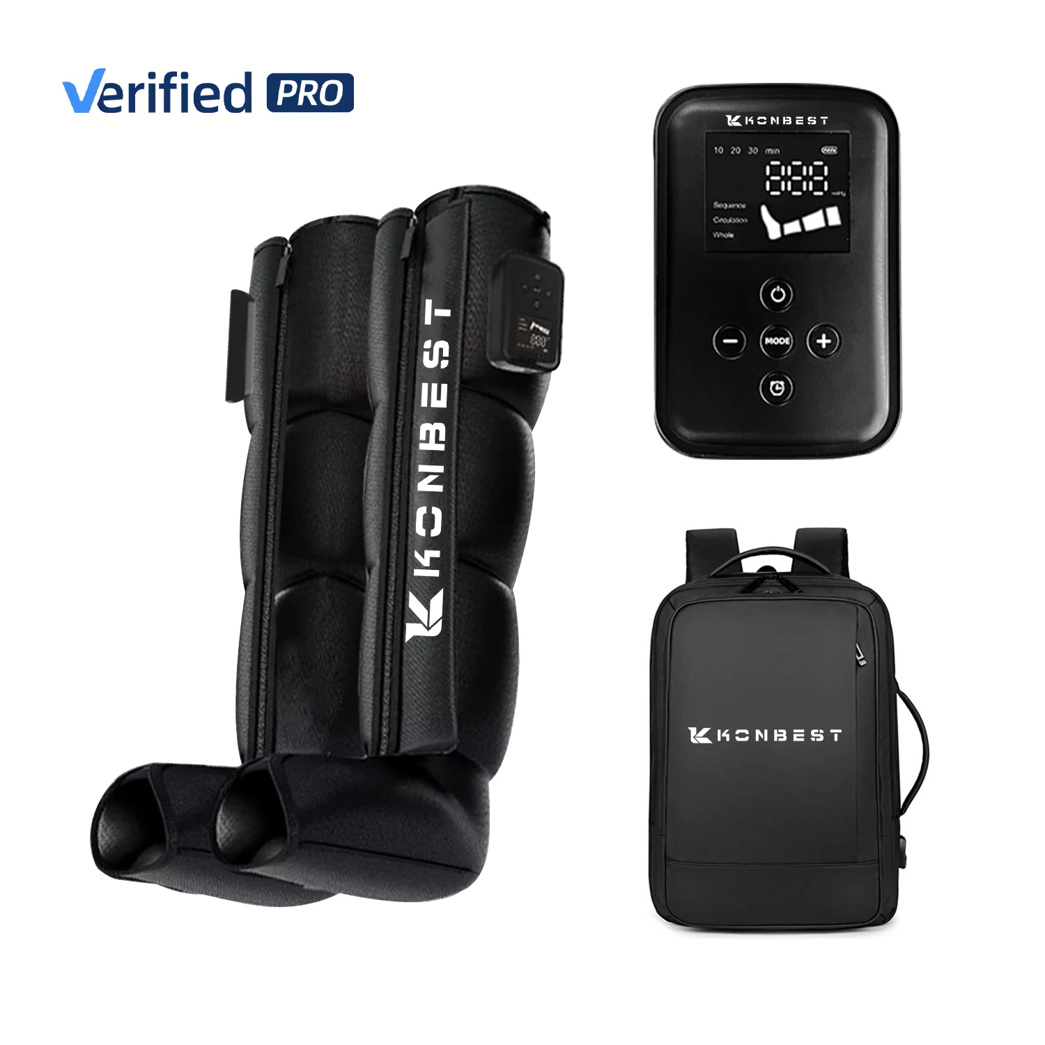 Air Compress Wireless Portable Sports Muscle Relaxation Therapy Machine Compression Recovery System Leg Massage Boots