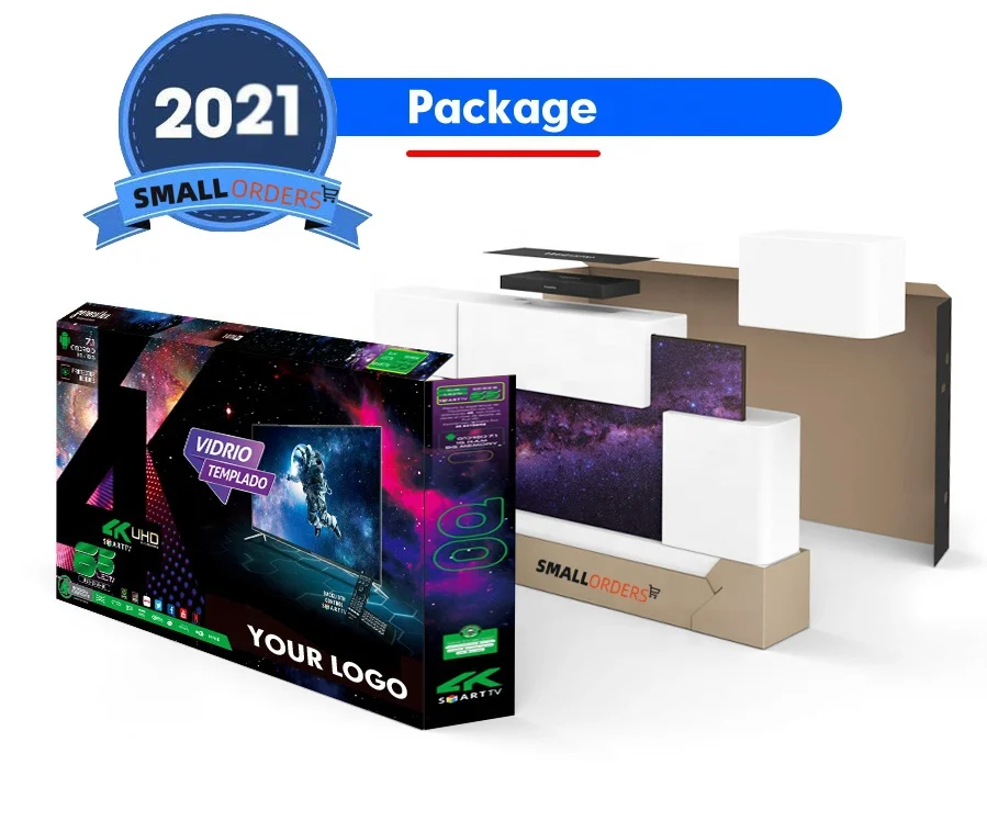 KEDK Cheap Promotion Giveaways Sublimation Product Custom Marketing Promotional Gift Sets With Logo 4k LED TV