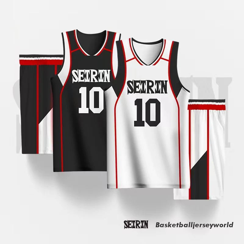 Hot Sales New Arrival Animation Adult Children Basketball Uniform Custom Basketball Jersey