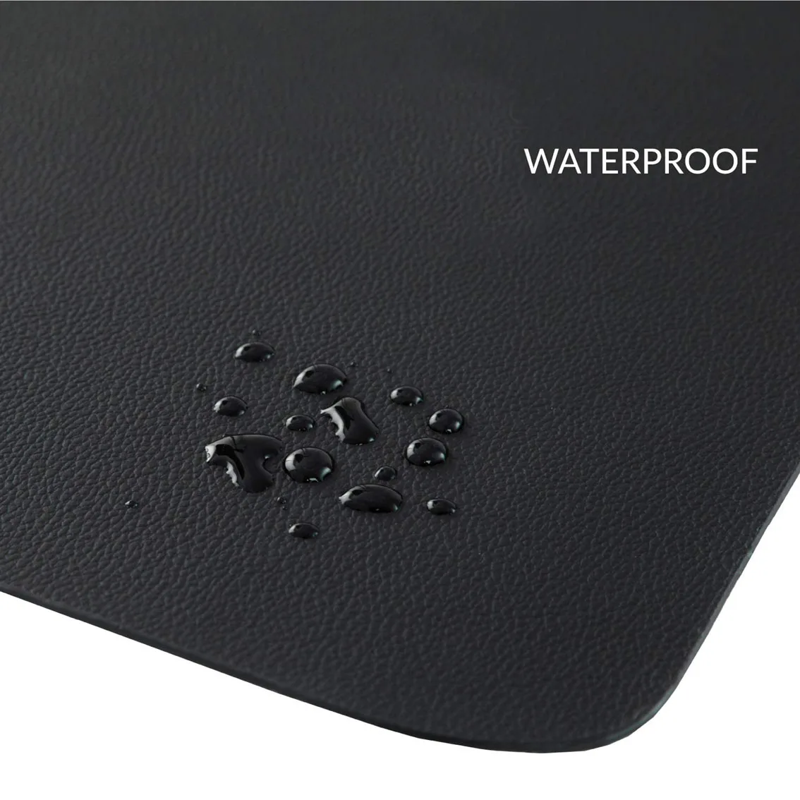 Mouse Pad Smooth Surface Soft Waterproof PU Leather  desk pad  Home Office Desk Mat Protector