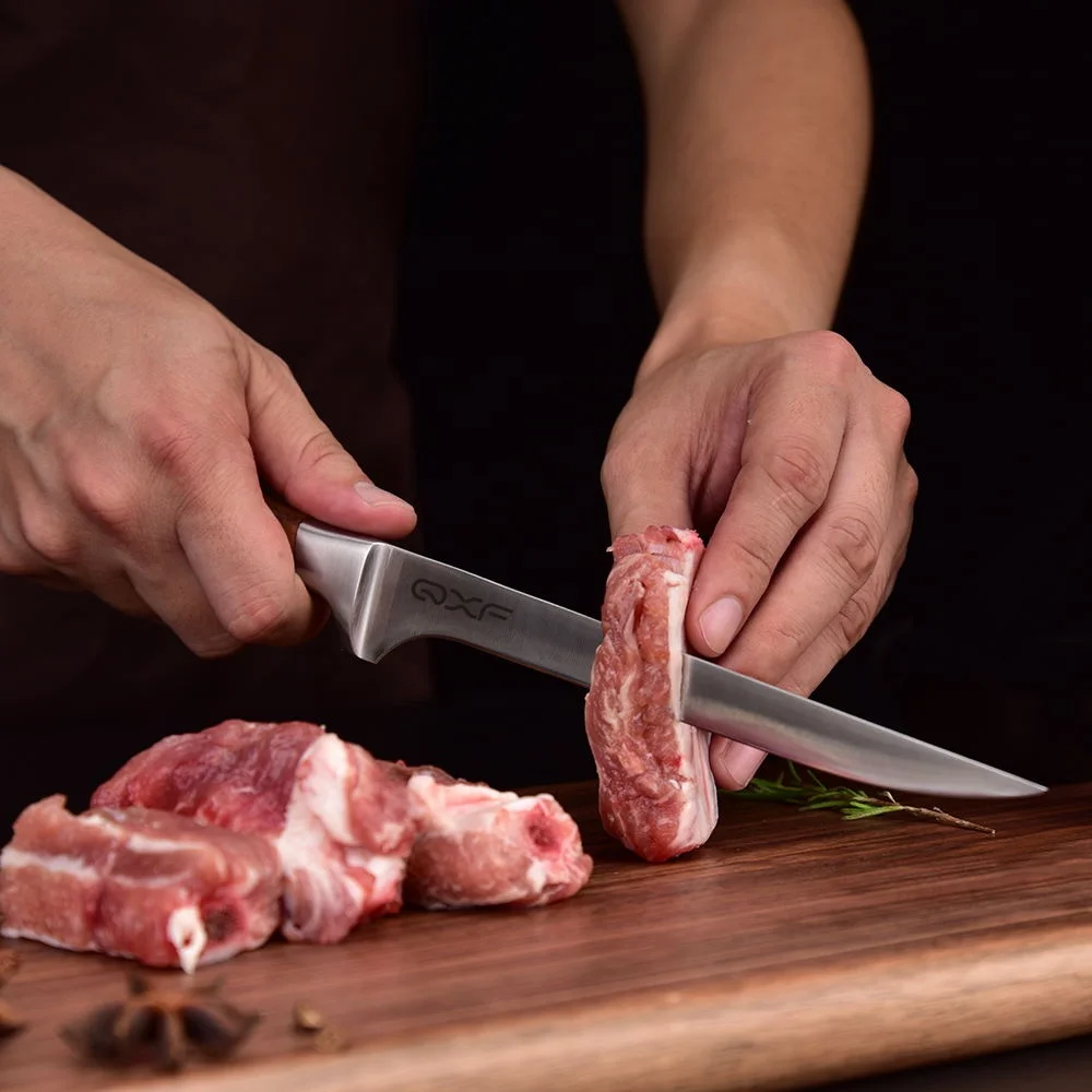 Stainless Steel Bone Cutting Fillet Fish Fillet Knife, 7 Inch Chicken Boning Knife Fish Knife