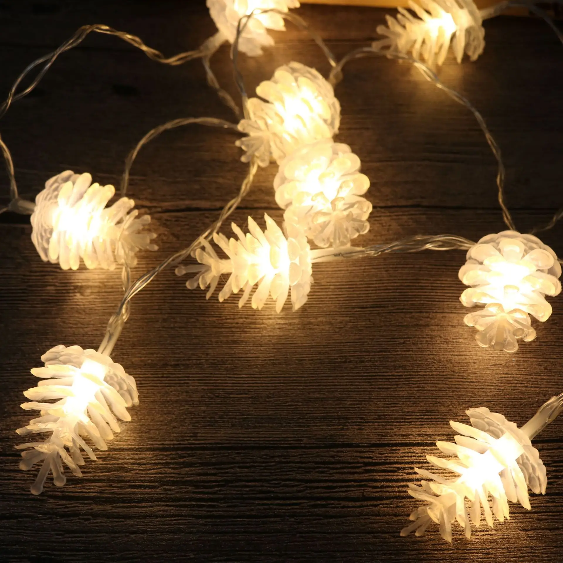 Christmas Solar Outdoor Waterproof IP65 LED DMX USB Fairy Leaf Light String Battery Operated Flower Star Moon String Lights
