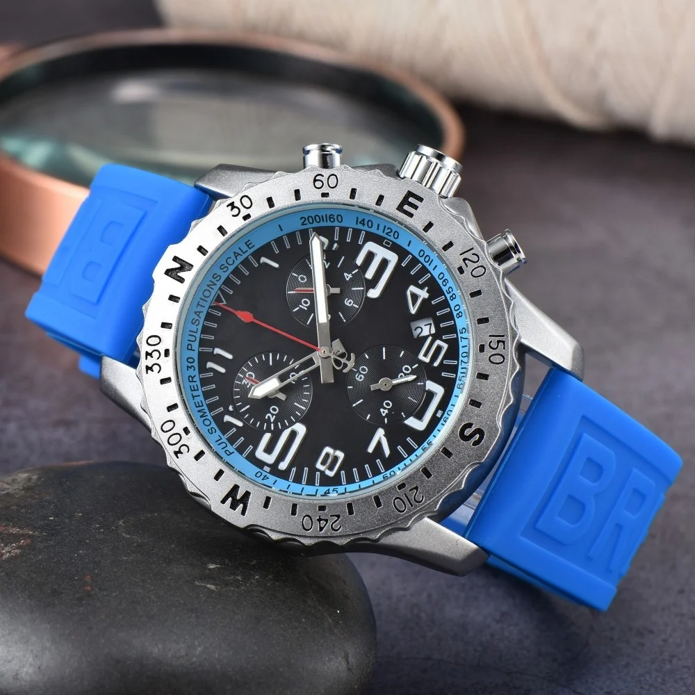 New Arrival Bracelet Jewelry Endurance Pro Chronograph Silicone Strap 6 Needle Multi -function Quartz Smart Watch for Men