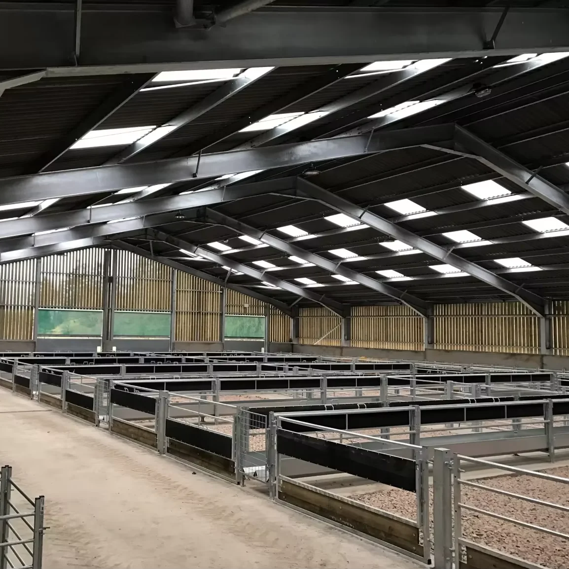 Простая в установке сборный скотоводческий сарай, коровник, стальная конструкция, мастерская, Овечий сарай, приют для коз