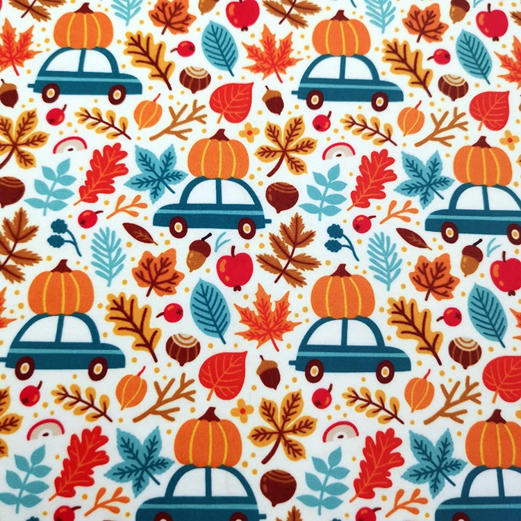 NO MOQ Polyester knit custom fabric printing stretchy dbp double brushed poly fabric