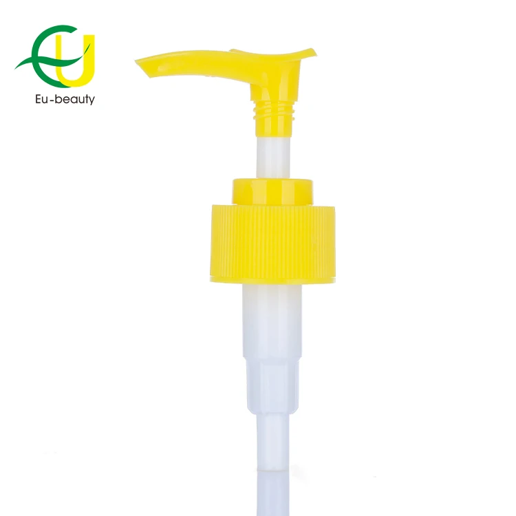 EU-Beauty Factory Direct Sale Plastic yellow green Left-right Lotion Pump For Hand Washing