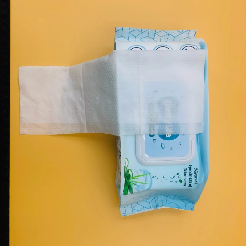 Натуральное индивидуально обернутое полотенце для личной гигиены из спанлейса и хлопка