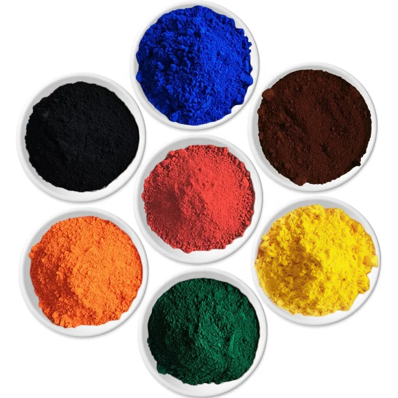 Mortar and pigment dyeing additives CAS 1309-37-1 Ferric oxide concrete pigments powder iron oxide red