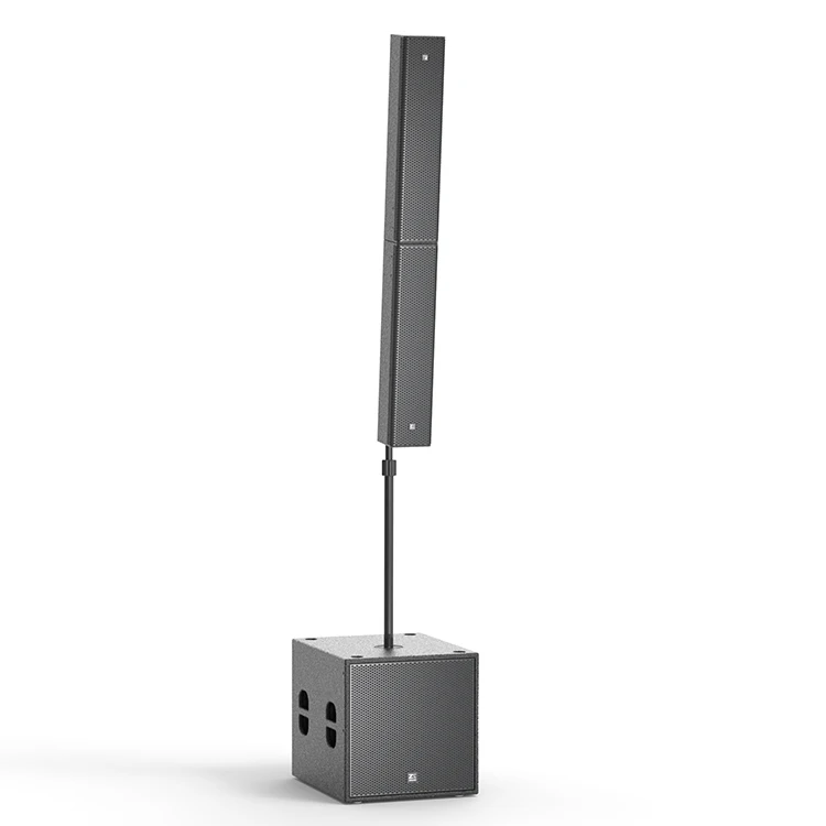 
ZSOUND sound system audio 2way 1500W conference column speaker active line array system set 