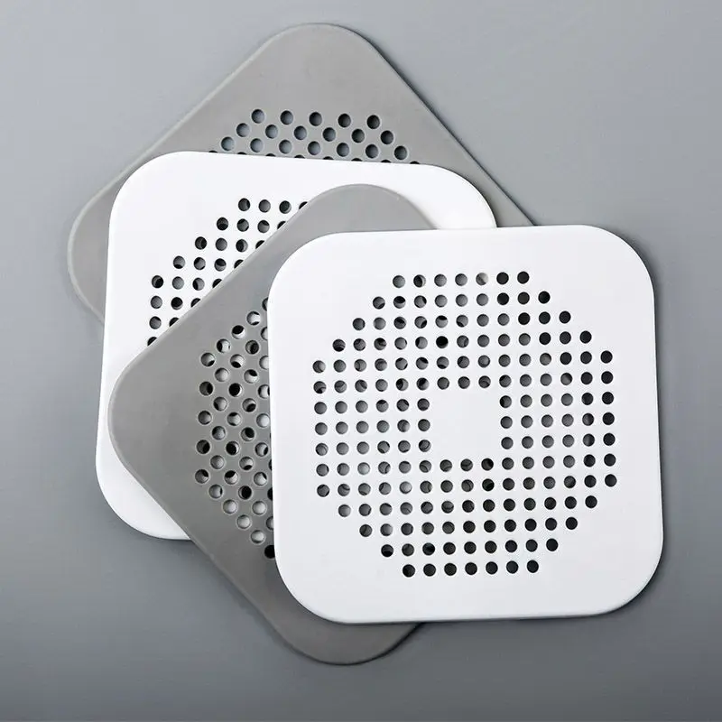 Sink anti-clogging artifact Floor drain Cover Bathroom Hair filter Silicone Sink Strainer