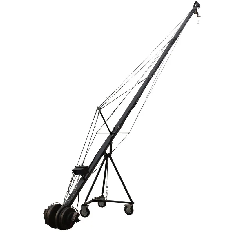 Professional 10m 130mm Triangle Heavy Duty Rocker Arm Video Camera Jib Crane For Sale