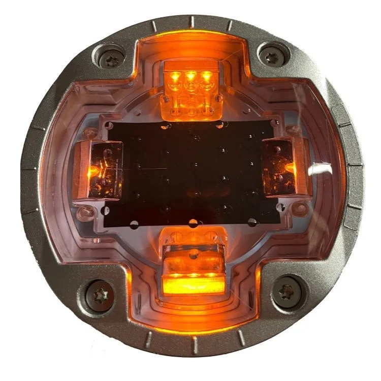 IP68 Waterproof Traffic Safety Driveway Marker White LED Lights Aluminum Spike Flash Pavement Dock Solar Flashing Road Studs