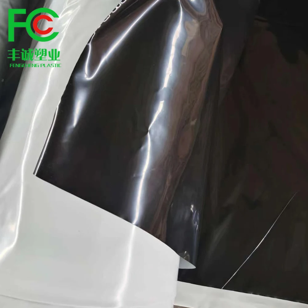 Factory Polythene Plastic Silage Silo Film bunker Silage Covers black And White Plastic Sheeting