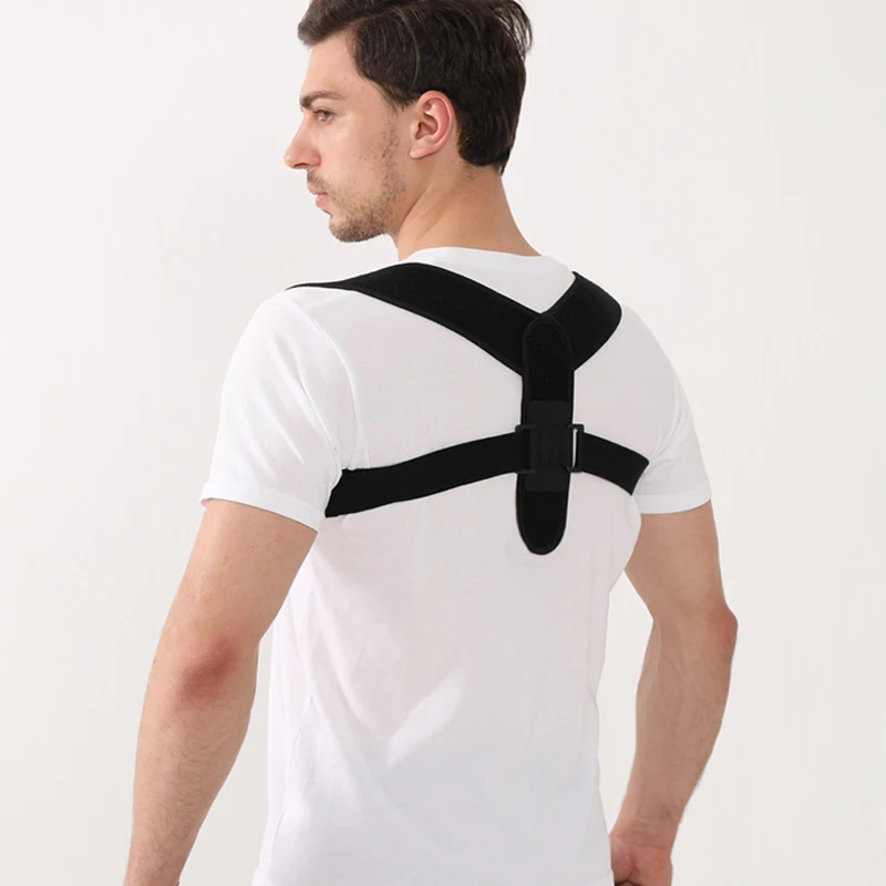 Hot selling improved adjustable back posture corrector for women and men lower back