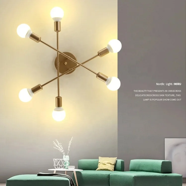 Modern Nordic E27 Black LED Ceiling Chandelier Edison Bulbs Indoor Light Fixtures For Bedroom Living Room Lamp