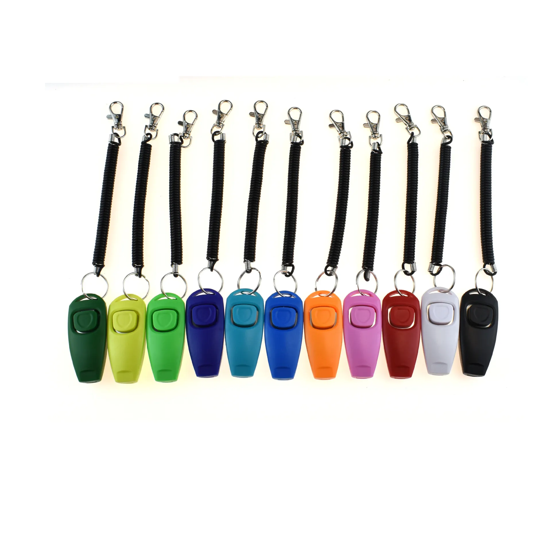 2 In 1 Dog Pet Training Clicker Whistle with Wrist Strap Dog Training Clickers and Whistle in One