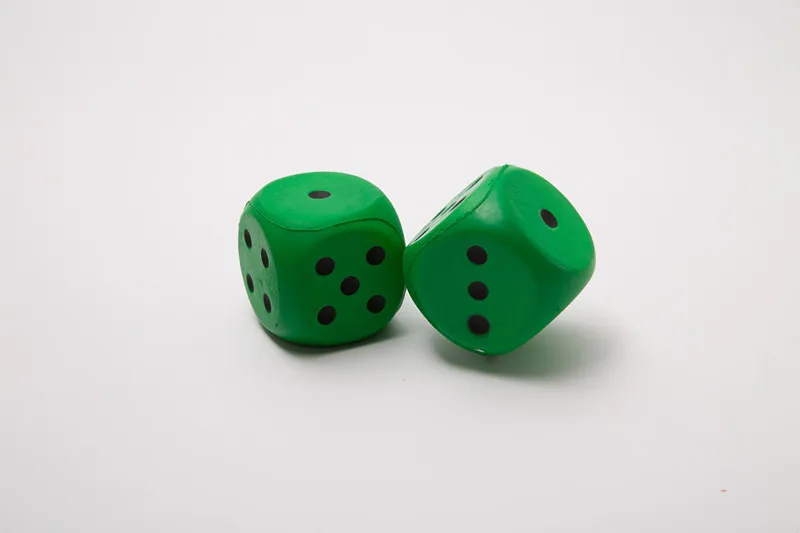 New 6CM PU Game Dice Toy, Have 6 colors to choose