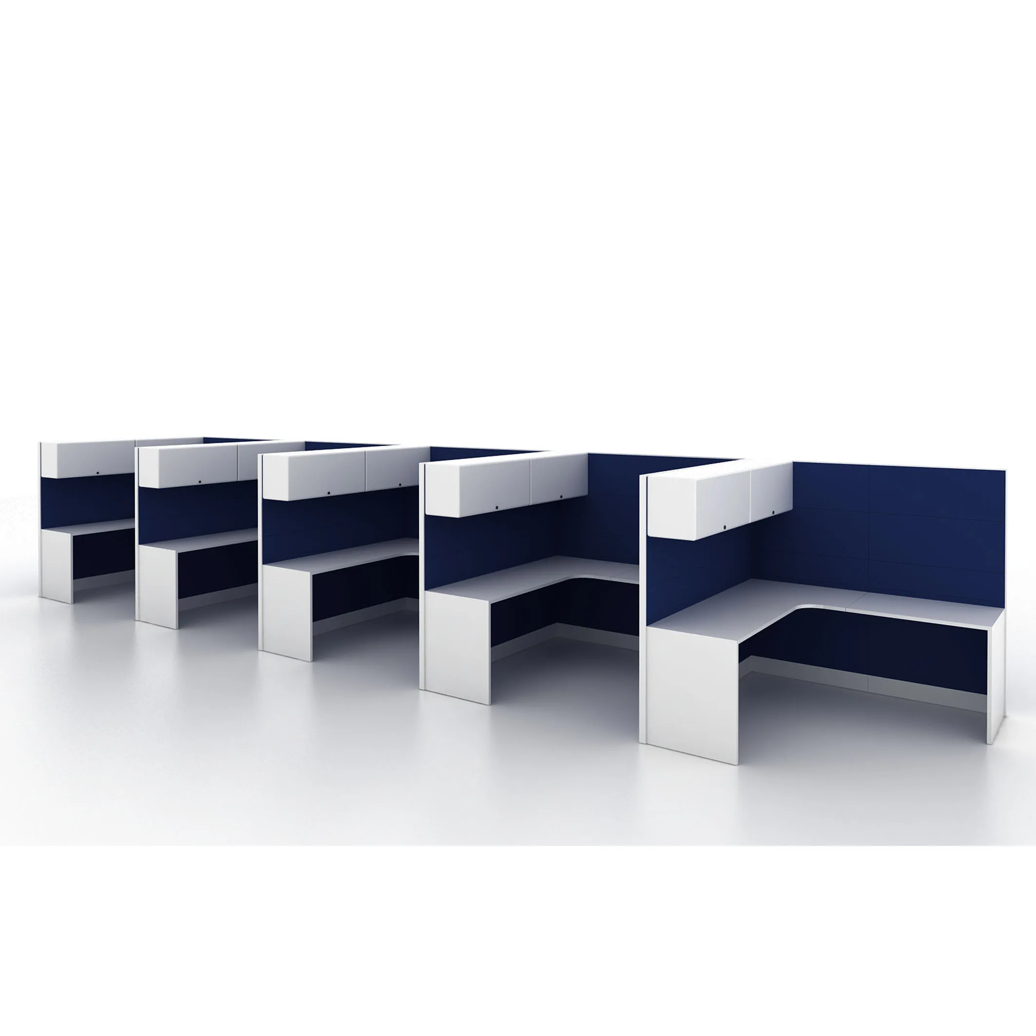 Executive office furniture full set partition 6 seat office workstation cubicle modular office workstation