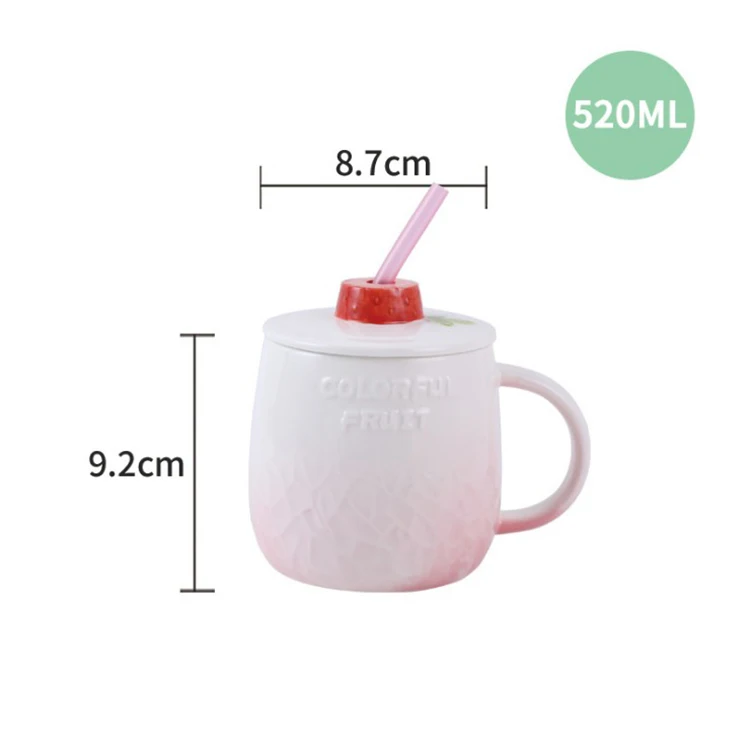  Нижнее белье с рисунками в форме фрукта potbelly керамическая кружка большой емкости lover кофейная крышкой соломы