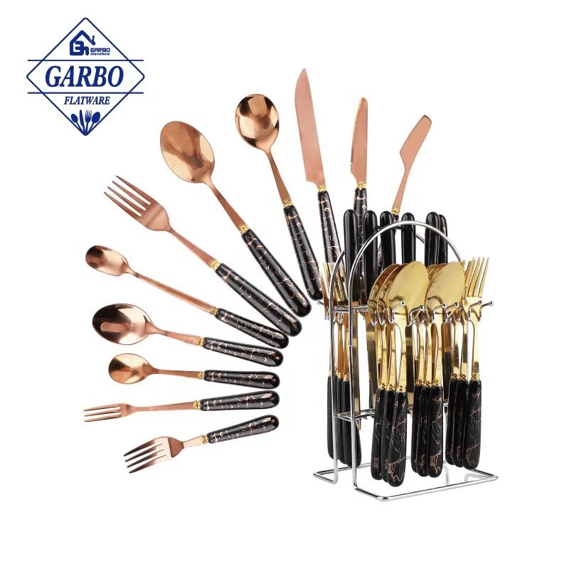 Portable silverware set 86 pieces luxurious stainless steel flatware set 18/10 premium case best kitchen utensils for home use