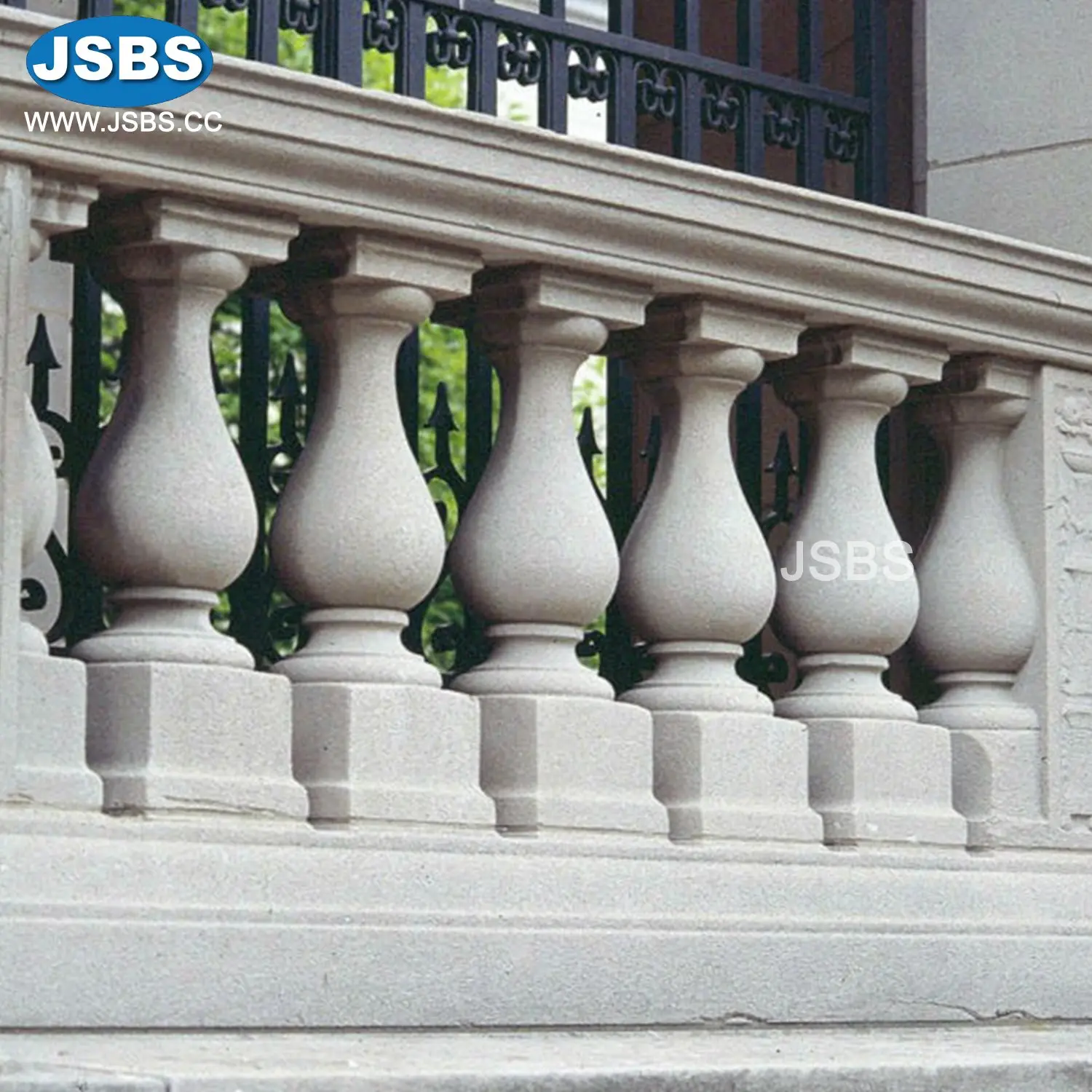 Design Cheap Outdoor Decorative Marble Parapet Stone Handrail