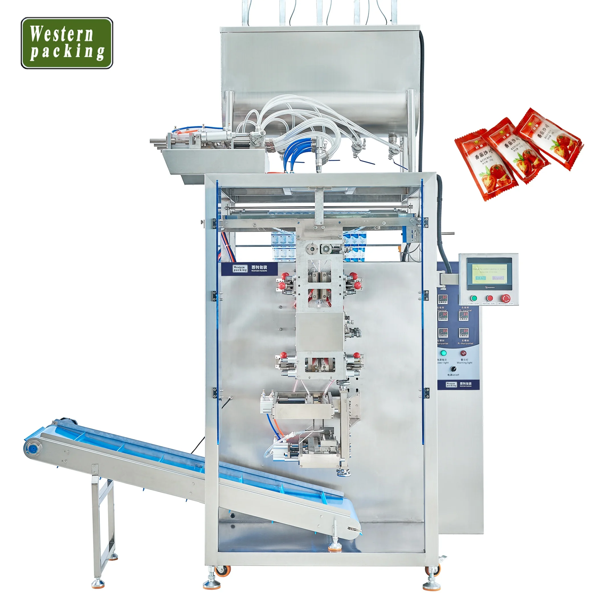 Auto liquid pouch packing machine/sachet water packing machine
